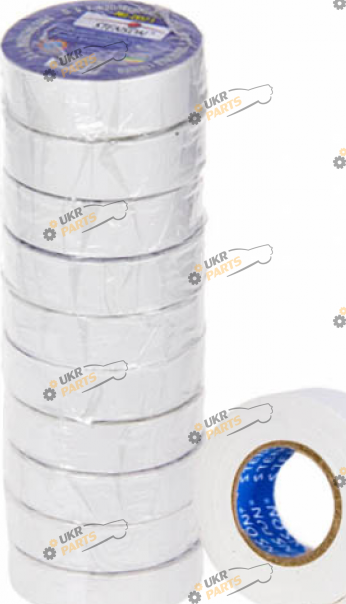 Изолента Stenson PVC белая 10 м / (МН-0063)