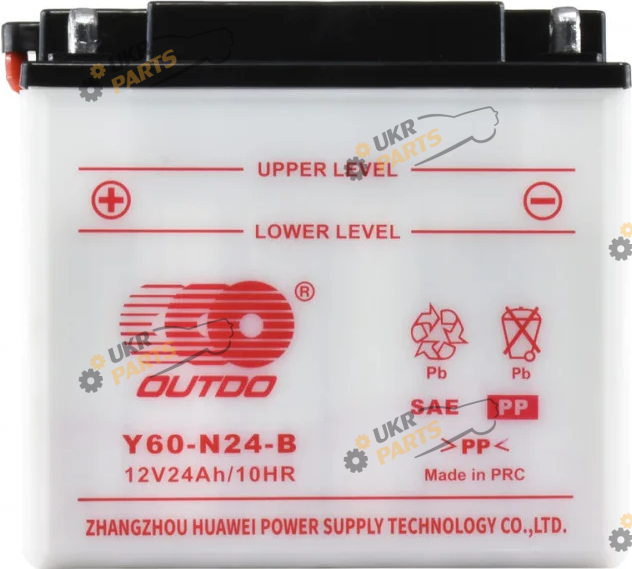 Мотоциклетный аккумулятор Outdo 24 Ач (Y60-N24-B)