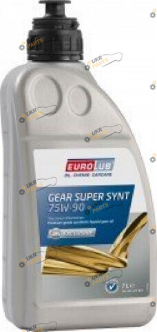 Масло трансмиссионное Eurolub Gear Super Synt 75W-90 1 л (377001)