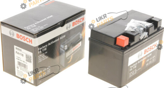 Мотоциклетный аккумулятор Bosch 10 Ач (0 986 FA1 180)