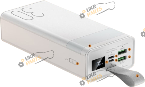 Повербанк Remax Chinen Series with LED Light RPP-320 White (RPP-320 White)