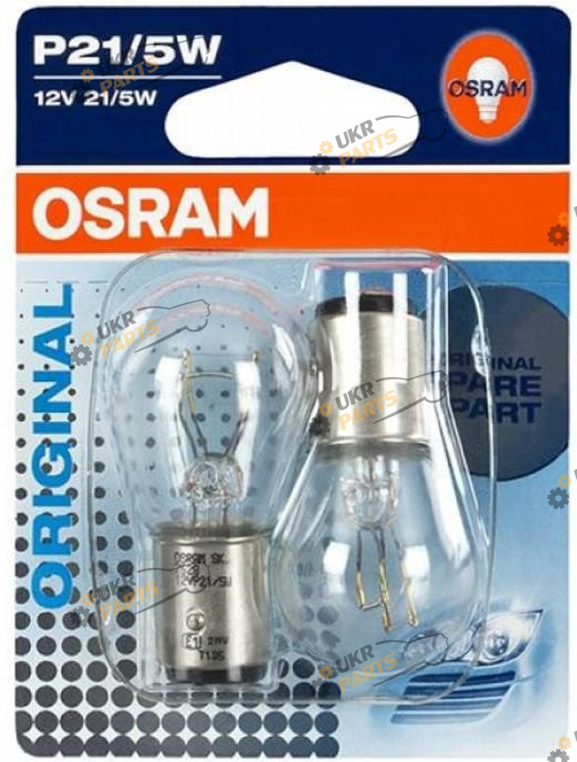 Лампочка габарита Osram Original P21/5W 2 шт (7528-BLI2)