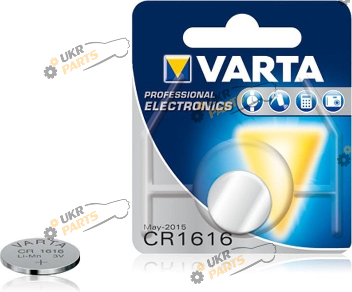 Батарейка Varta Lithium CR1616 1 шт. (6616101401)