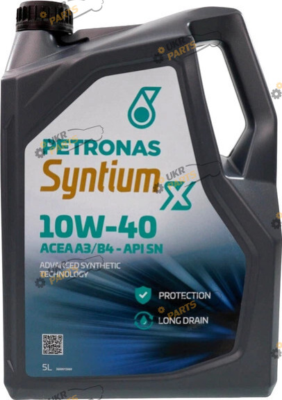 Моторное масло Petronas Syntium X 10W-40 5 л (70984M12EU)