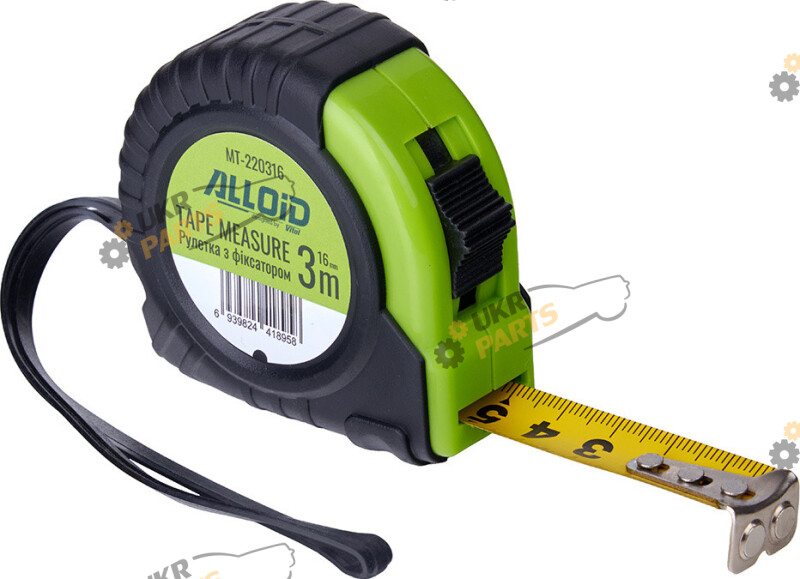 Рулетка Alloid рулетка з фіксатором Mt-220316 3м (Mt-220316)
