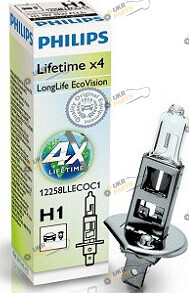 Галогеновая лампа Philips Eco Vision H1 1 шт (PS 12258 LLECO C1)