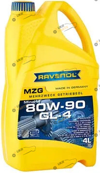 Масло трансмиссионное Ravenol MZG 80W-90 4 л (1223105-004)