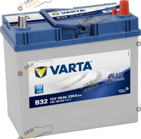 Автомобильный аккумулятор Varta Blue Dynamic Ев (-/+) ASIA B32 45 Ач (545156033)