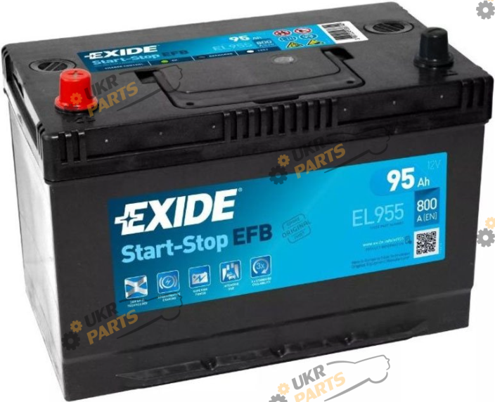 Автомобильный аккумулятор Exide Start-Stop 95 Ач (EL955)