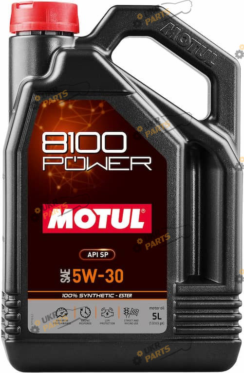 Моторное масло Motul 8100 POWER 5W-30 5 л (824506 / 111801)