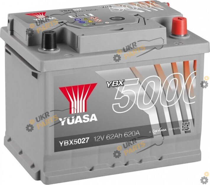 Автомобильный аккумулятор Yuasa Silver High Performance Battery 62 Ач (YBX5027)