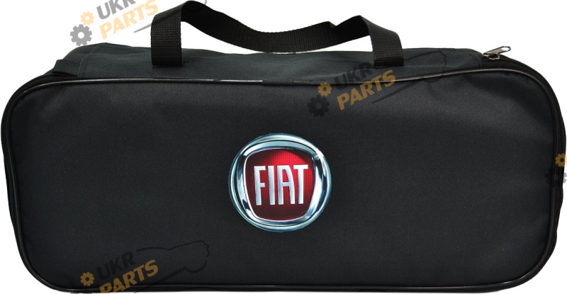 Сумка органайзер Poputchik Fiat чорна 1 відділ розмір 45,5 х 18 х 18,5 см 16 л (03-128-1Д)