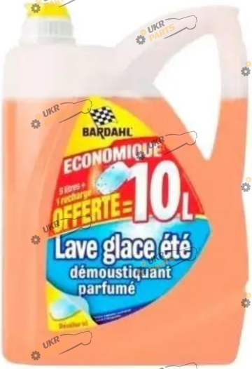 Жидкость омывателя концентрат летняя Bardahl LG ETE RECHARGEABLE + PASTILLE (+заправочная таблетка на 5л) 5 л (4579K)