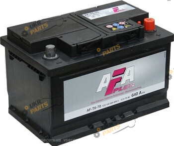 Автомобильный аккумулятор AFA R+ 640 A 70 Ач (570 144 064)