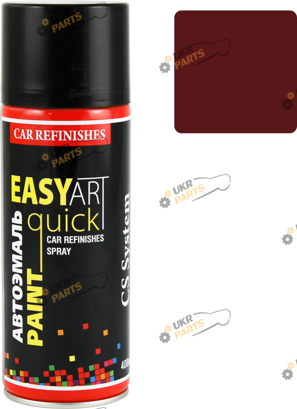 Аэрозольная краска CS System Easy Art Quick Paint 127/80 вишневый глянцевый 400 мл (CS1127)