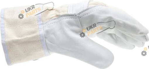 Перчатки белые кожаные W20 (5350000009)