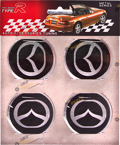 Эмблема на колпак SJS Ø 55мм (4 шт.) Mazda (42274)