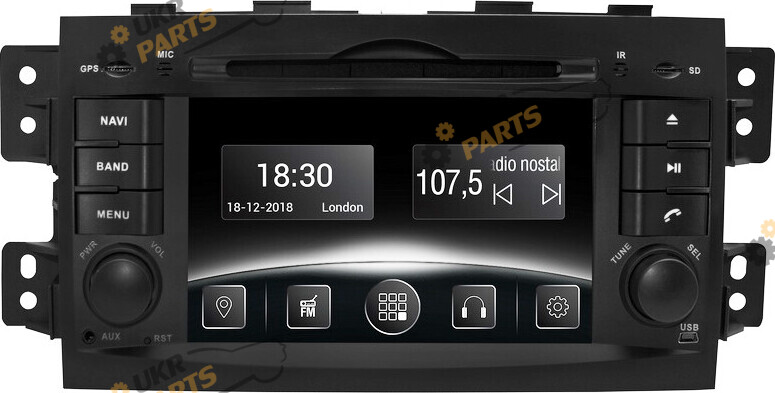 Штатная автомагнитола Gazer CM6007-QV Kia (25019)
