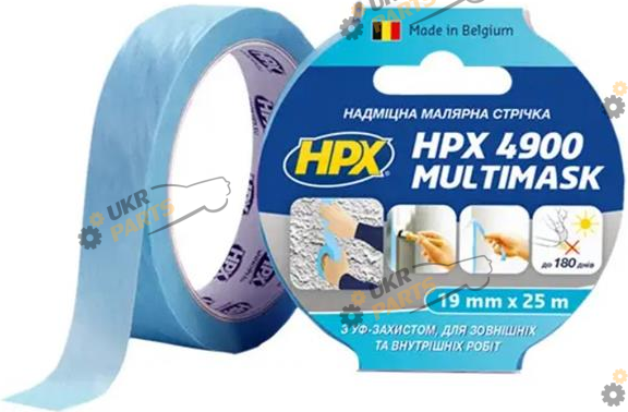 Малярная лента Hpx 4900 MULTIMASK 25 м / 19 мм (EW1925)