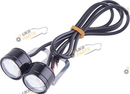 Болт крепления номера AG с подсветкой 5630-3SMD 12V 2шт. черные Yellow (60350)