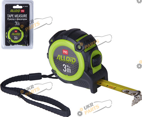 Рулетка Alloid з автостопом Mt-740316 3м (Mt-740316)