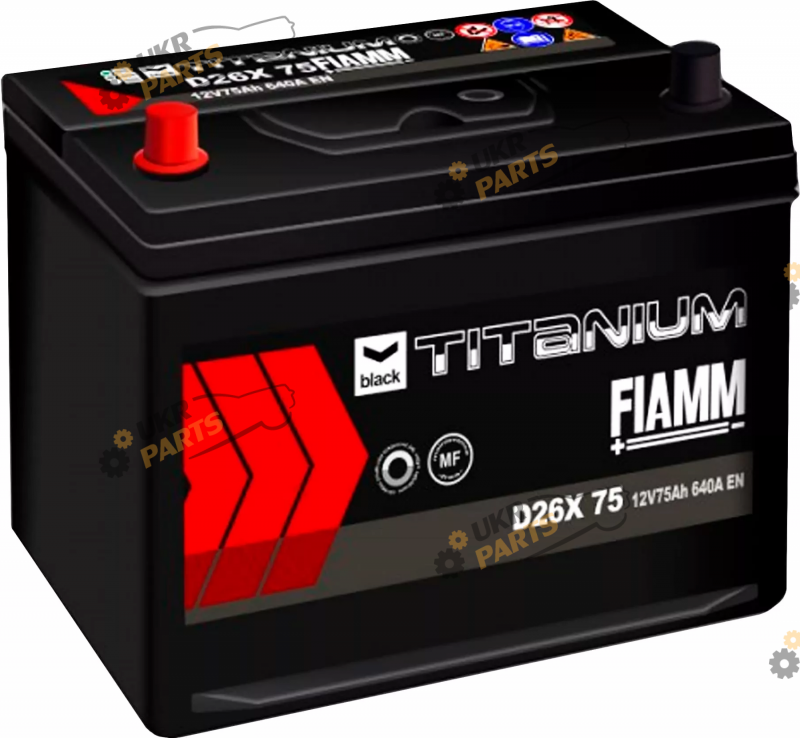 Автомобильный аккумулятор Fiamm Black Titanium D26X 75 75 Ач (7905189)