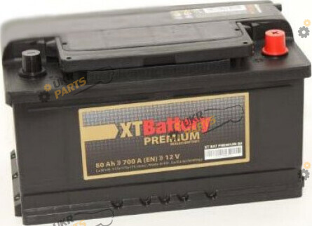 Автомобильный аккумулятор Xt PREMIUM, EN 700 А, R+ 80 Ач (BAT PREMIUM 80)