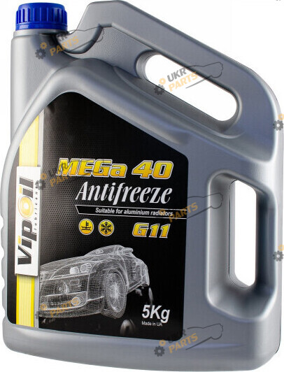 Антифриз Vipoil MEGA Green 40 G11 синий 5 л (0335795)