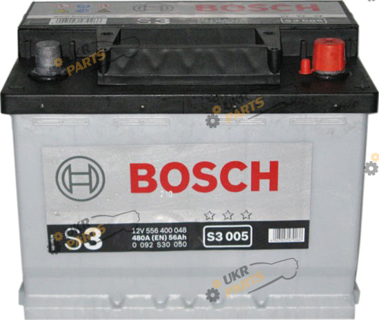 Автомобильный аккумулятор Bosch 6СТ-56 Euro 480 А 56 Ач (0092S30022)