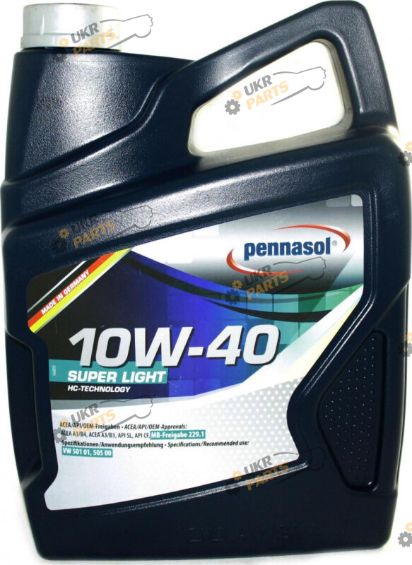 Моторное масло Pennasol Super Light 10W-40 5 л (292656)