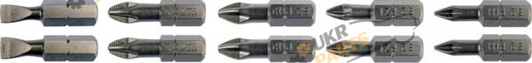 Набор бит Yato 10 шт Стандарт (YT-04822)