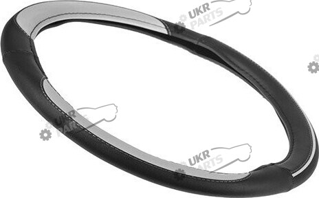 Чехол на руль Vitol M (37-39 см) черно-серый (VJX-163103/6 BK M)