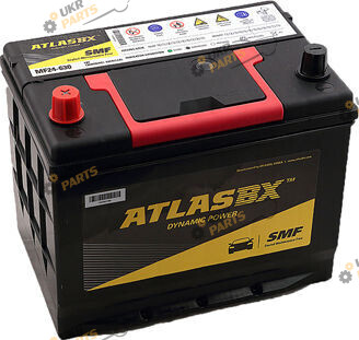 Автомобильный аккумулятор Atlas Asia 680A L+ 70 Ач (MF 100D26FR)