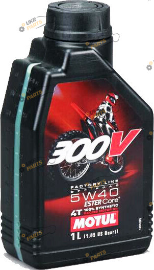 Моторное масло Motul 300V 4T Off Road 5W-40 1 л (845611)