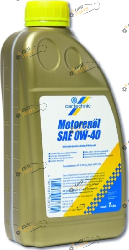 Моторное масло Cartechnic Motoroil 0W-40 1 л (4027289005577)
