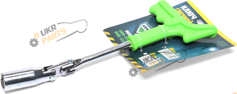 Ключ свечной Armer с шарниром 16 мм (arm-st16)