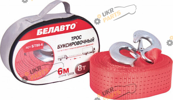 Буксировочная лента БЕЛАВТО 6 м синтетика (BT80-6)