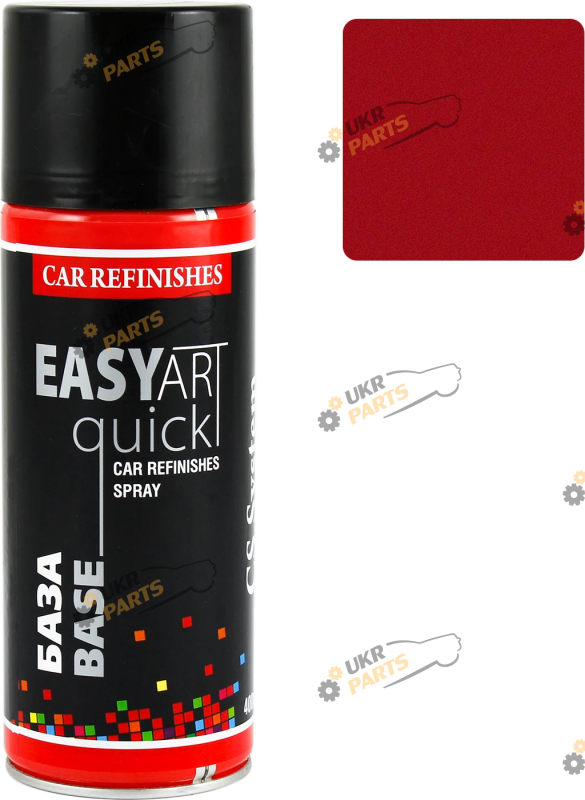 Аэрозольная краска CS System Easy Art Quick Base 129 Виктория красный металлик 400 мл (CS1129)