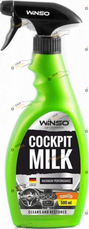 Полироль для пластика Winso Cockpit milk Vanilla 0.5 л (810600)