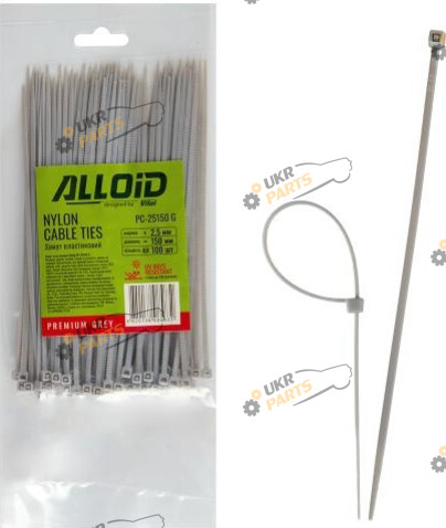 Набор стяжек Alloid 100 штук Alloid (PC-25150 G)