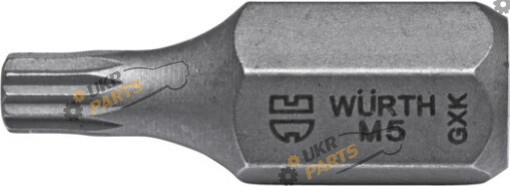 Бита Wurth XZN 10 мм M6 30 мм Стандарт (0614788406)