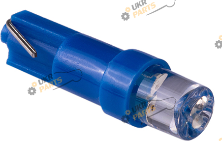 LED лампа Pulso T5/1SMD-3030/12v/0.5w/3lm Blue 0.5 Вт (LP-120302)