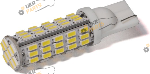 Лампочка StarLight T10 68(60+8) диодов SMD 3020 12V 2W WHITE (29200002)