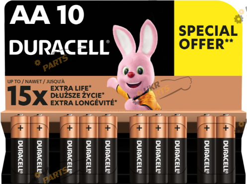 Батарейка Duracell LR06 MN1500 AA 10 шт. (LR6  MN1500)