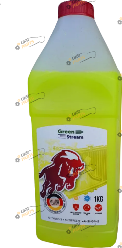 Антифриз GreenStream G11 жёлтый 1 л (43040)
