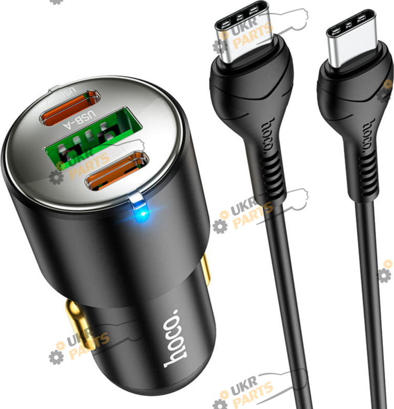 Зарядное устройство Hoco NZ6 Black з кабелем type-c USB/Type-C 3 А (6931474765208)