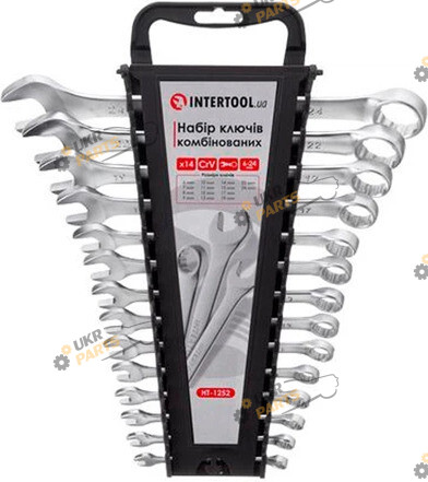 Набор рожково-накидных ключей Intertool 6-24мм (14шт) (HT-1252)