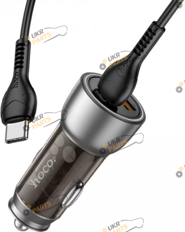 Зарядное устройство Hoco NZ8 Sprinter 43W Brown з кабелем type-c USB/Type-C 3 А (6931474782762)