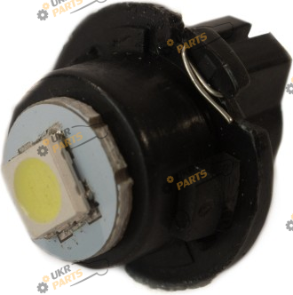 Лампочка AllLight T 6,5 1 диод 12V B8,3d панель приборов иномарка 18*18мм WHITE (16004)