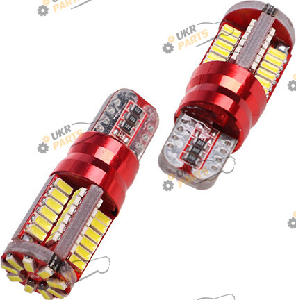 LED лампа Vitol T-10 -57SMD-3014 с обманкой (48635)
